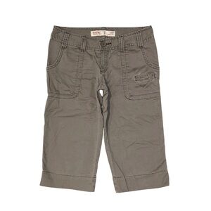 MOSSIMO SUPPLY CO. Women's Grey Low Rise Cropped Pants